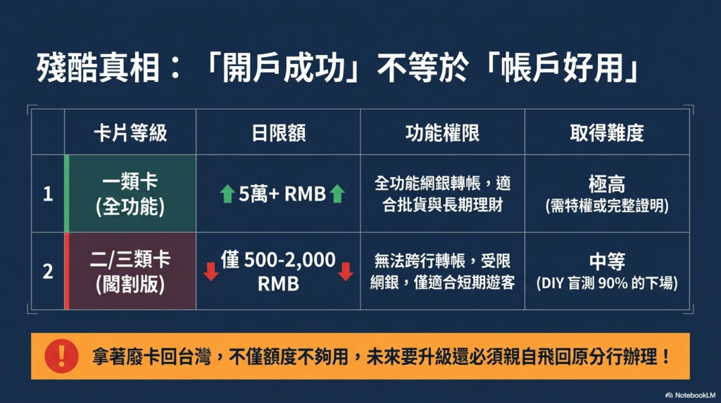 開戶成功不等於帳戶好用