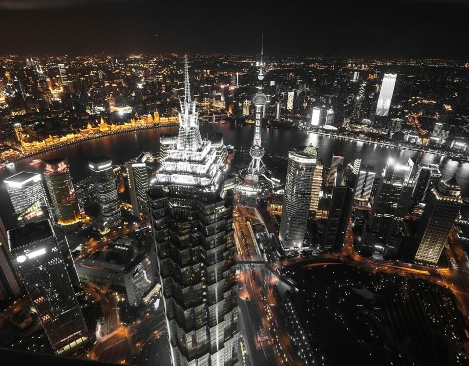 night, city, shanghai, asia, east, architecture, urban, lights, nature, cityscape, skyline, skyscrapers, evening, dark, modern, buildings, water, town, outdoors, travel, glow, stores, business, china