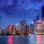 river, waterfront, shanghai, china, lights, neon, cityscape, shanghai, shanghai, shanghai, shanghai, shanghai