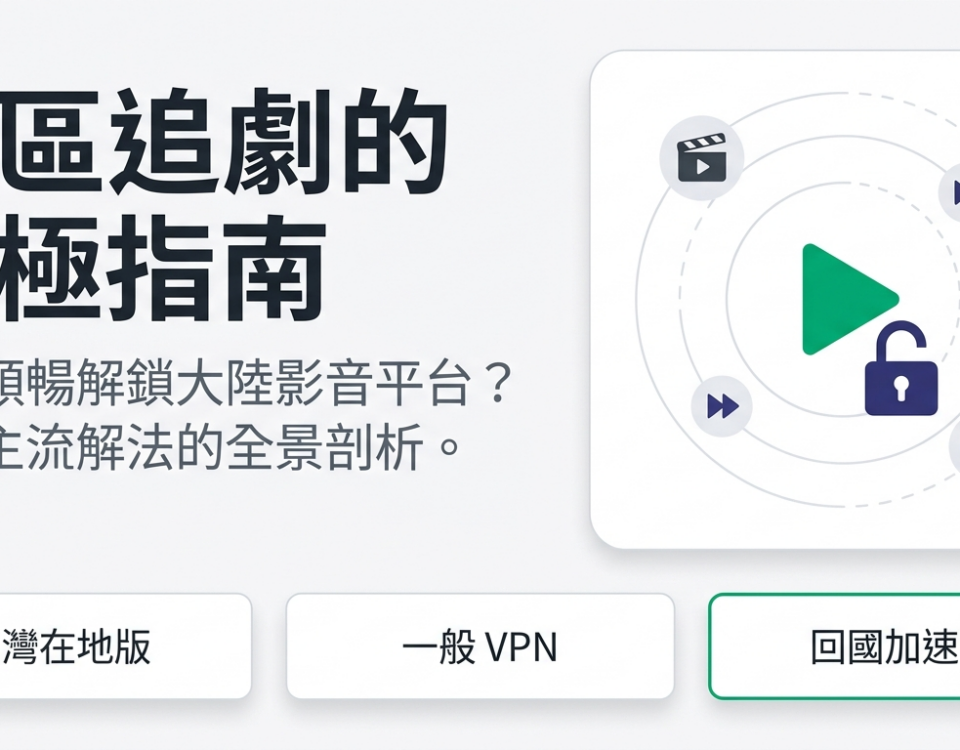 跨區追劇解鎖指南