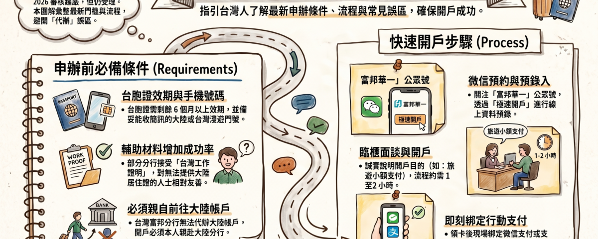 2026台灣人大陸開戶攻略